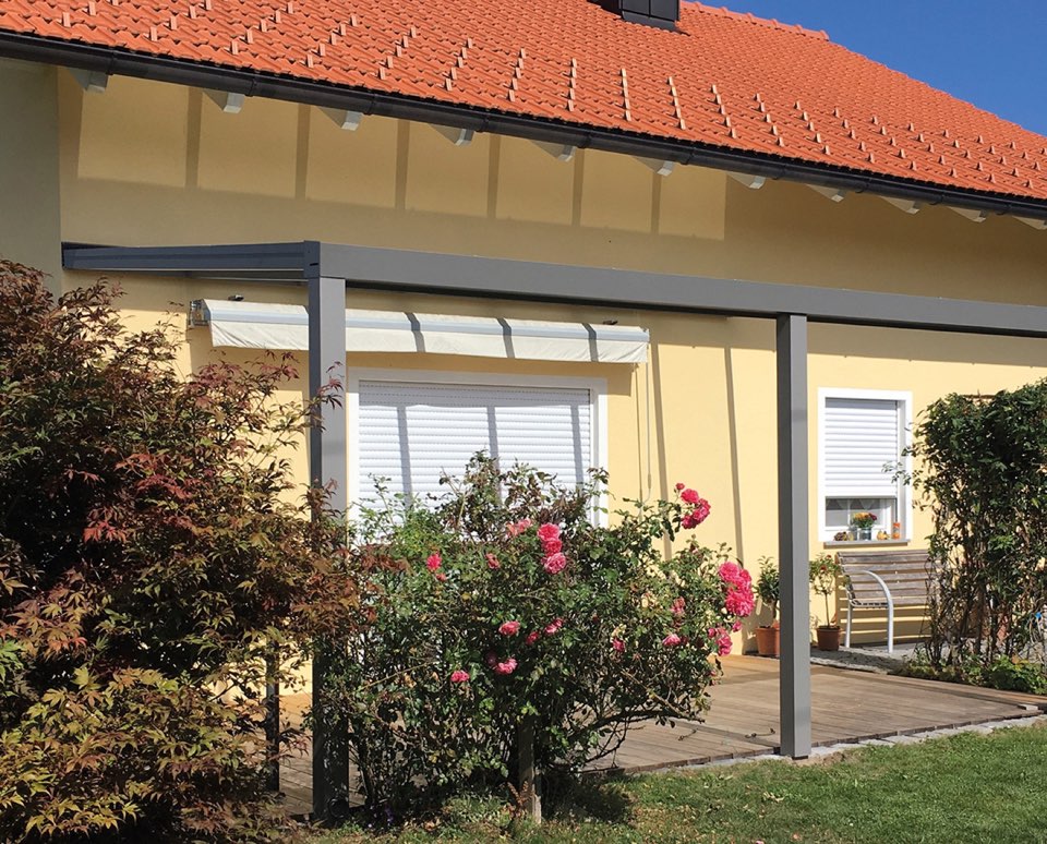 Terrassendach Orangeline Beispielansicht 1