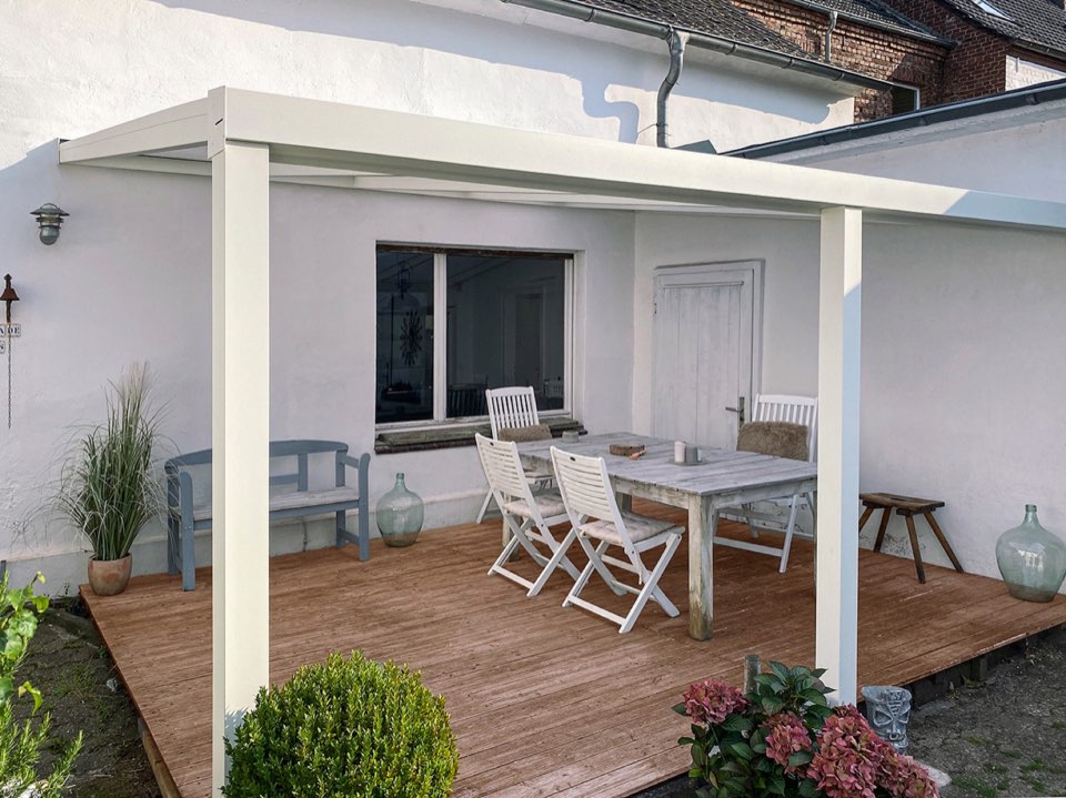 Terrassendach Orangeline Terrassenüberdachung von TerrassenGlück